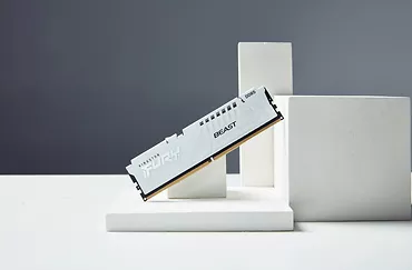 Pamięć DDR5 Fury Beast 32GB(1*32GB)/6000 CL40 biała