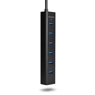 HUE-SA7BP Hub 7-portowy USB 3.2 GEN 1 aluminum charging hub, AC adapter