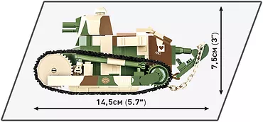 Klocki Renault FT Victory Tank 1920