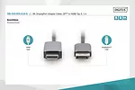 Kabel adapter DisplayPort - HDMI 8K 60Hz DP/HDMI M/M 1m