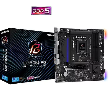 Płyta główna B760M PG RIPTIDE s1700 4DDR5 DP/HDMI/USB mATX