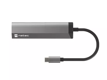 Stacja dokująca Multi Port Fowler Slim USB-C PD, 2x USB 3.0, HDMI 4K