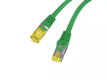 Patchcord kat.6a S/FTP LSZH CU 2m zielony fluke