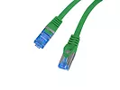 Patchcord kat.6a S/FTP LszH CCA 0.25m zielony fluke