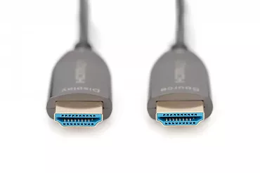 Kabel połączeniowy hybrydowy AOC HDMI 2.1 Ultra High Speed 8K/60Hz UHD HDMI A/HDMI A M/M 20m Czarny