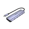 HUB USB-C 3.1; 4x USB-C; 5 Gbps; kabel 15cm; H1107K