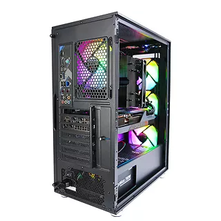 Obudowa PC I3 Neo ATX Mid Tower RGB 4xwentylator, czarna