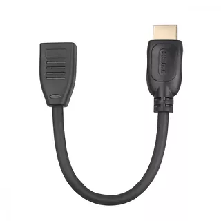 Kabel HDMI F-M 15 cm v2.0. przedłużacz