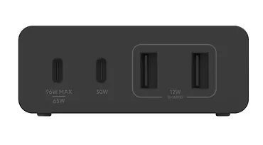 Ładowarka 108W 4-porty GaN 2xUSB- A 2xUSB-C czarna