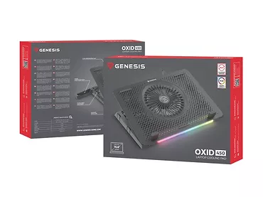 Podstawka pod notebook Genesis Oxid 450 RGB  15.6''