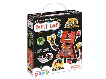 Puzzle kreatywne 63 elementy - Robot Lab