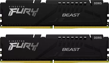 Pamięć DDR5 Fury Beast Black 64GB(2*32GB)/5200  CL36 EXPO