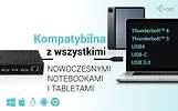 Stacja dokująca USB 3.0 / USB-C / Thunderbolt, 3 x 4K Gen 2 + zasilanie 100 W