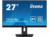 Monitor 27" IIYAMA XUB2792UHSU-B5 | IPS | 3840x2160 (4K UHD) | 4ms| Reg. wysokości| Pivot | Flicker free| Slim