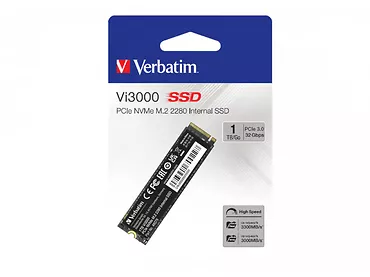 Verbatim Vi3000 PCIe NVMe M.2 SSD 1TB 1000 GB PCI Express 3.0