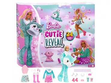 Mattel Barbie Cutie Reveal Kalendarz Adwentowy