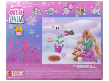 Mattel Barbie Cutie Reveal Kalendarz Adwentowy