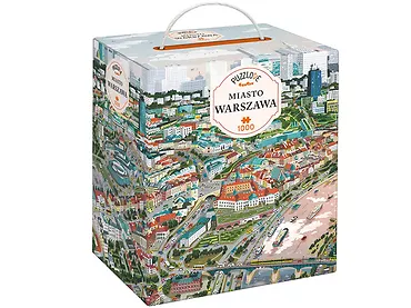 Czuczu Puzzlove Czuczu Miasto Warszawa Puzzle 1000 el. 2290