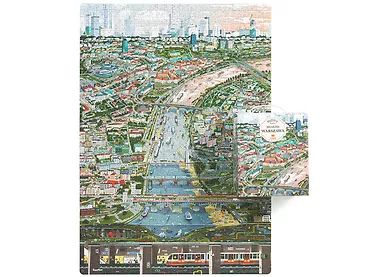 Czuczu Puzzlove Czuczu Miasto Warszawa Puzzle 1000 el. 2290