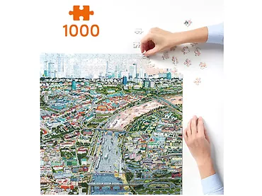 Czuczu Puzzlove Czuczu Miasto Warszawa Puzzle 1000 el. 2290