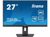 Monitor 27" IIYAMA XUB2792HSU-B6 | IPS| 1920x1080 (FHD)| 100Hz| 0,4ms| Adaptive Sync| Reg. wysok.| Pivot| Slim