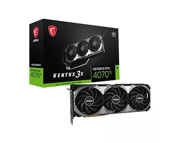 MSI Karta graficzna GeForce RTX 4070 Ti Ventus 3X E1 12G OC GDDRX6 192bit 3DP