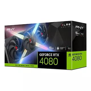 PNY Karta graficzna GeForce RTX 4080 16GB XLR8 Gaming Verto Epix-x RGB Triple Fan