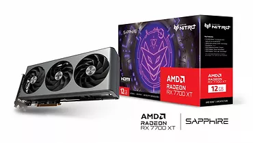 Sapphire Technology Karta graficzna Radeon RX 7700 XT NITRO+GAMING OC 12GB GDDR6 192bit 2DP