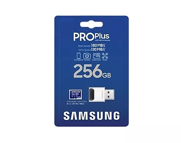 Samsung Karta pamięci microSD PRO Plus MB-MD256SB/WW 256GB + czytnik