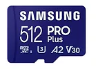 Samsung Karta pamięci microSD PRO+ MD-MD512SA/EU + adapter