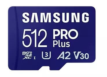 Samsung Karta pamięci microSD PRO+ MD-MD512SA/EU + adapter