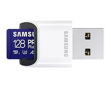 Samsung Karta pamięci microSD PRO Plus MB-MD128SB/WW 128GB + czytnik