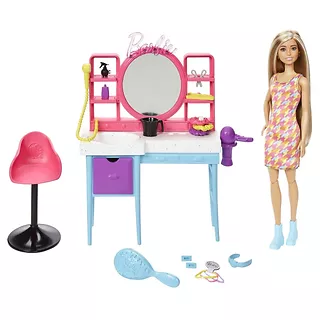 Mattel Lalka Barbie Salon fryzjerski