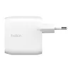 Belkin Ładowarka podwójna 30W USB-C, Power Delivery 60W biała