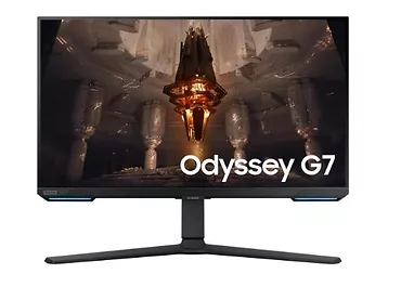 Samsung Monitor 28 cali LS28BG700EPXEN IPS 3840x2160 UHD 16:9 2xHDMI 1xDP LAN(RJ45)  2xUSB 3.0 1ms(GTG) WiFi/BT głośniki płaski HAS+PIV 144Hz SMART Gaming 2Yd