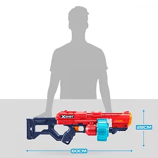 ZURU X-Shot Wyrzutnia Excel Max Havoc 48 strzałek