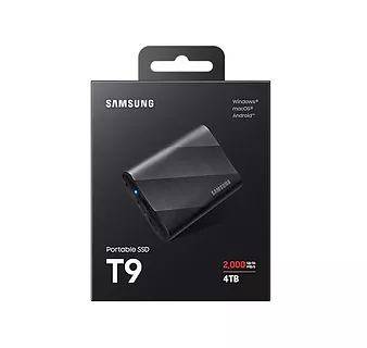 Samsung Dysk zewnętrzny SSD T9 4TB USB3.2 GEN.2 czarny