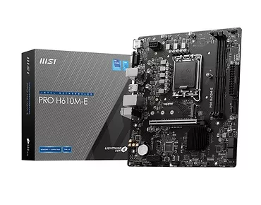 MSI Płyta główna PRO H610M-E s1700 2DDR5 HDMI M.2 mATX