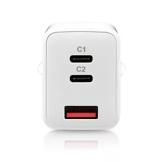 everActive Ładowarka USB/USB-C QC4+ 65W technologia GaN Biała