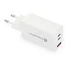 everActive Ładowarka USB/USB-C QC4+ 65W technologia GaN Biała