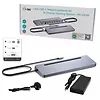 i-tec Stacja dokująca USB-C Metal Ergonomic 4K 3x Display Docking Station PD 100W