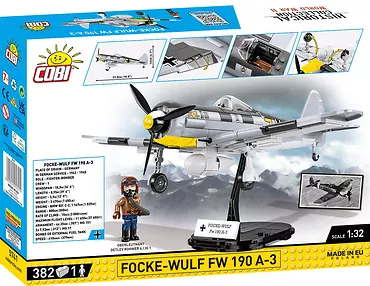 Cobi Klocki Klocki Historical Collection WWII Focke-Wulf FW 190-A3 382 klocki