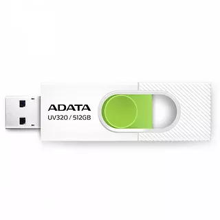 Adata Pendrive UV320 512GB USB3.2 biało-zielony