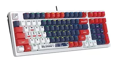 A4 Tech Klawiatura mechaniczna Bloody S98 USB Sports Navy (BLMS  Red Switches)