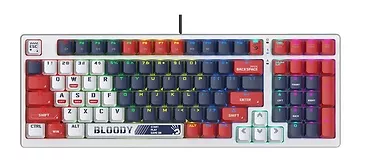 A4 Tech Klawiatura mechaniczna Bloody S98 USB Sports Navy (BLMS  Red Switches)