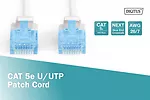 Digitus Patch cord U/UTP kat.5e PVC 10m Biały