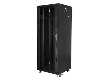 Lanberg Szafa stojąca Rack 19 32U 600x600mm czarna