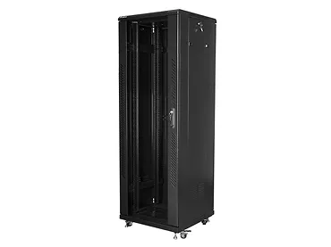 Lanberg Szafa stojąca Rack 19 37U 600x600mm czarna