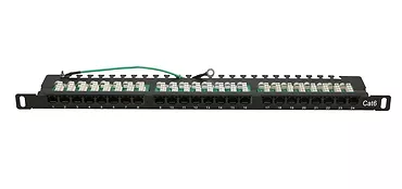 Extralink Patchpanel 24 porty 0.5U CAT6 UTP