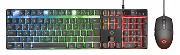 Trust Klawiatura i mysz GXT 838 AZOR  Gaming Combo